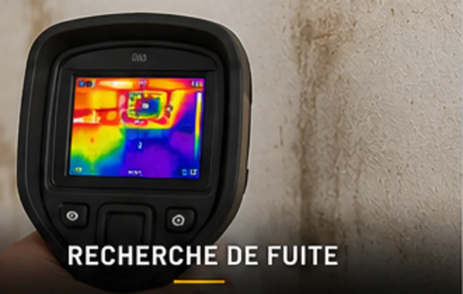 Recherche de fuite avec appareil de mesure